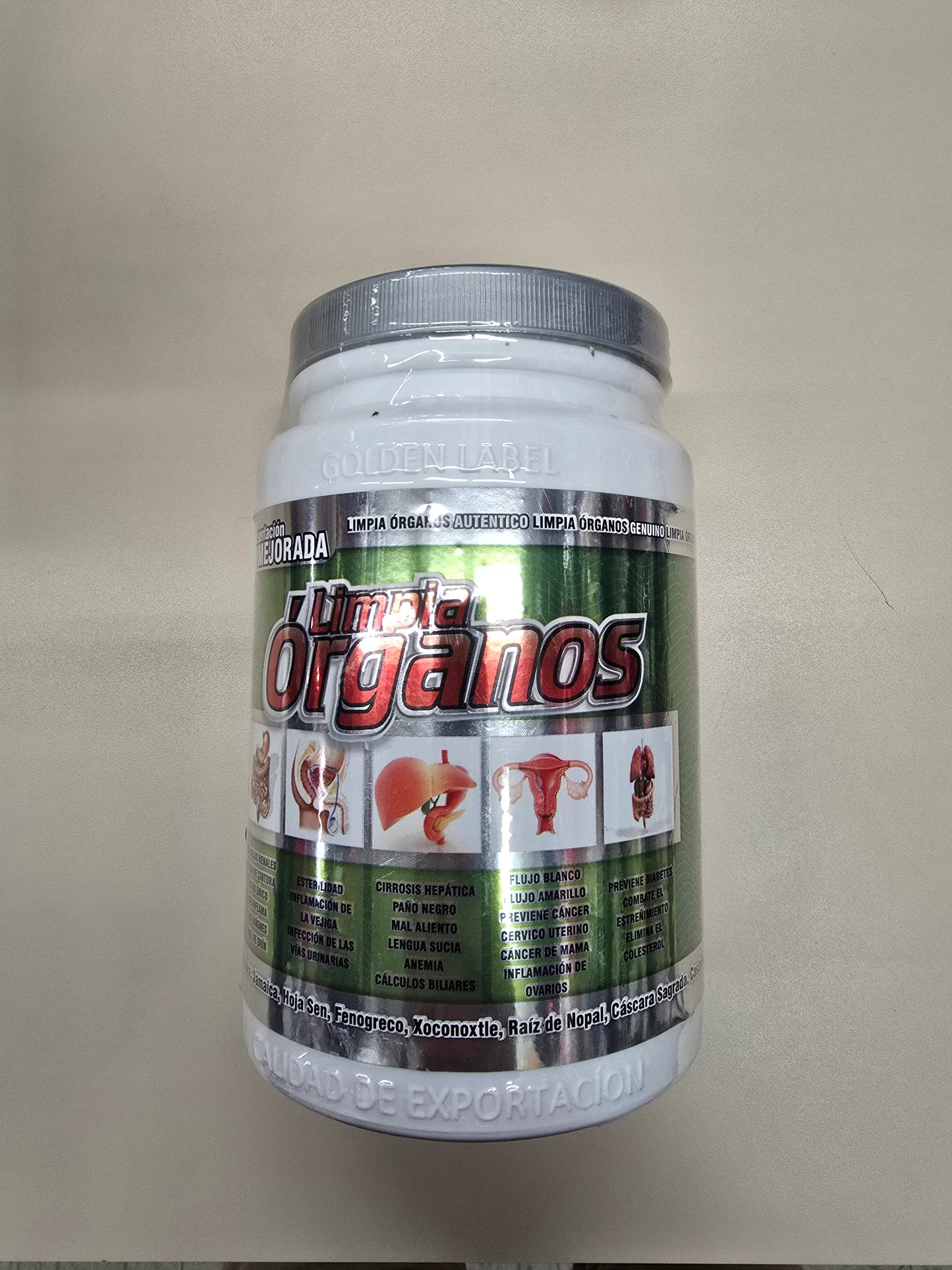 LIMPIA ORGANOS FIBRA 500g 100% NATURAL SUPLEMENT