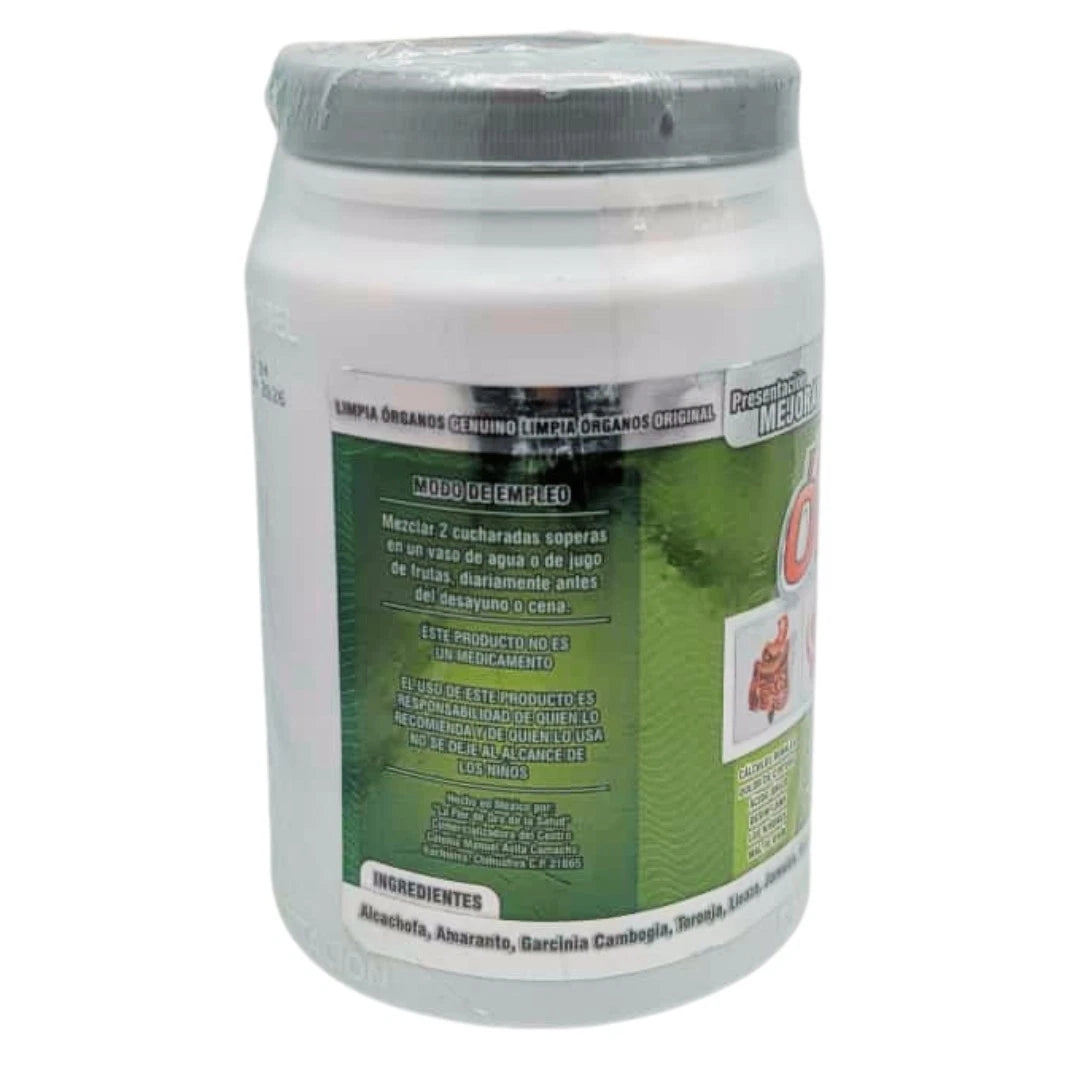 LIMPIA ORGANOS FIBRA 500g 100% NATURAL SUPLEMENT