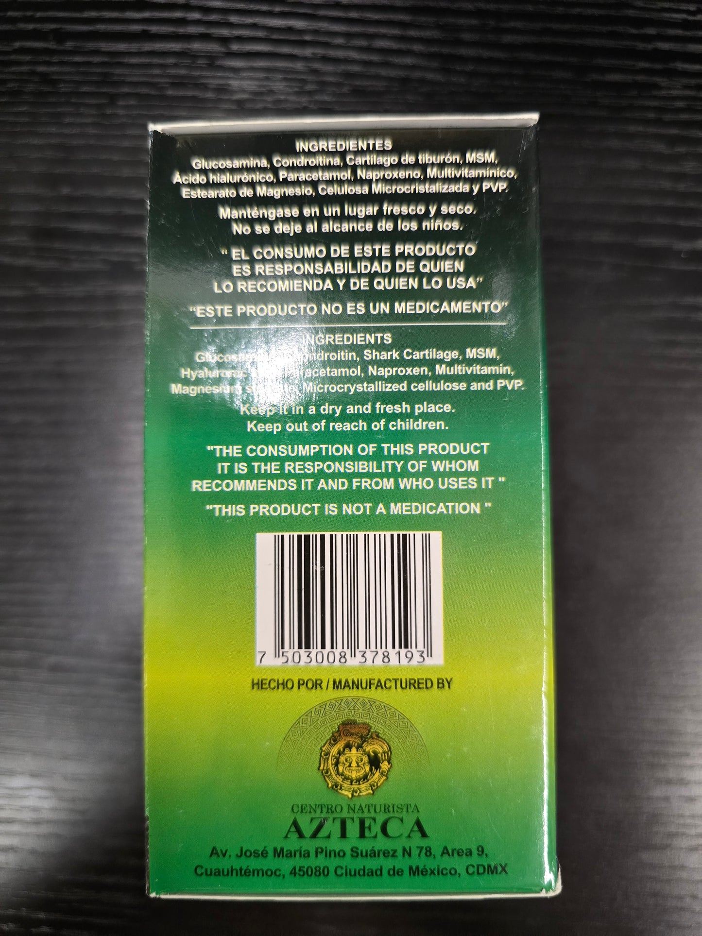 XX RAY REFORZADO CON CARTÍLAGO DE TIBURON