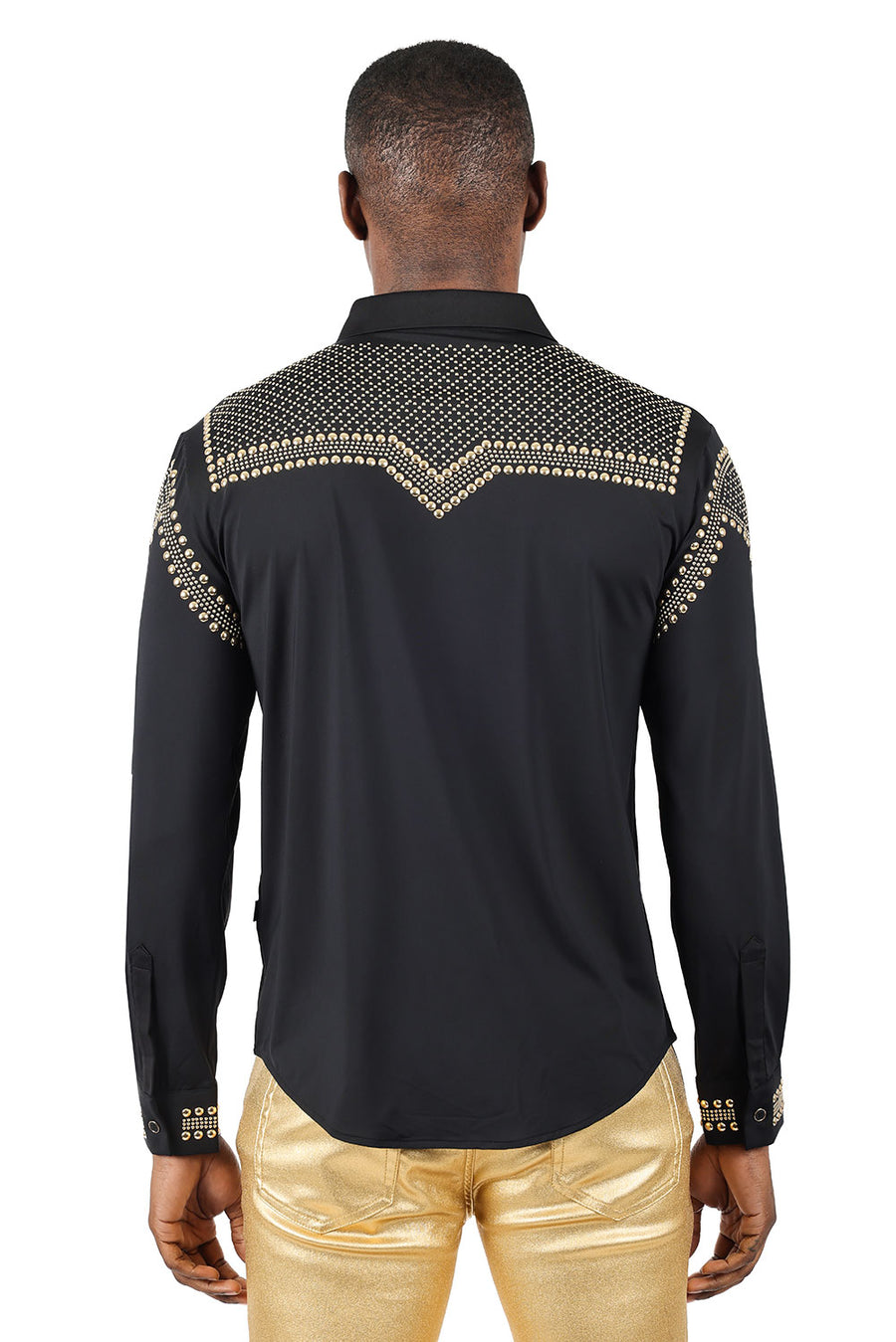 LUXURY HIGH QUALITY STUDDED MEN'S SHIRT