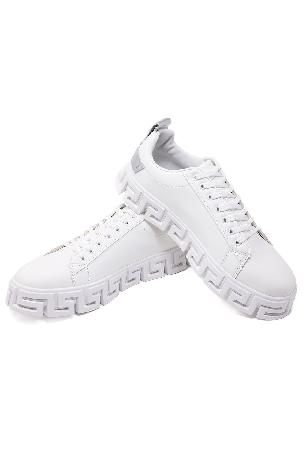 MEN'S GREEK KEY SOLE LOW TOP SNEAKER