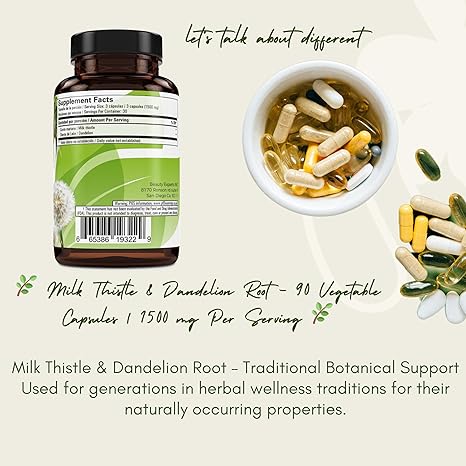 CARDO MARIANO REFORZADO CON DIENTE DE LEON / MILK THISTLE REINFORCED WITH MILK THISTLE ROOT LIVER HEALT SUPPORT