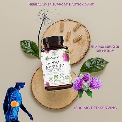 CARDO MARIANO REFORZADO CON DIENTE DE LEON / MILK THISTLE REINFORCED WITH MILK THISTLE ROOT LIVER HEALT SUPPORT
