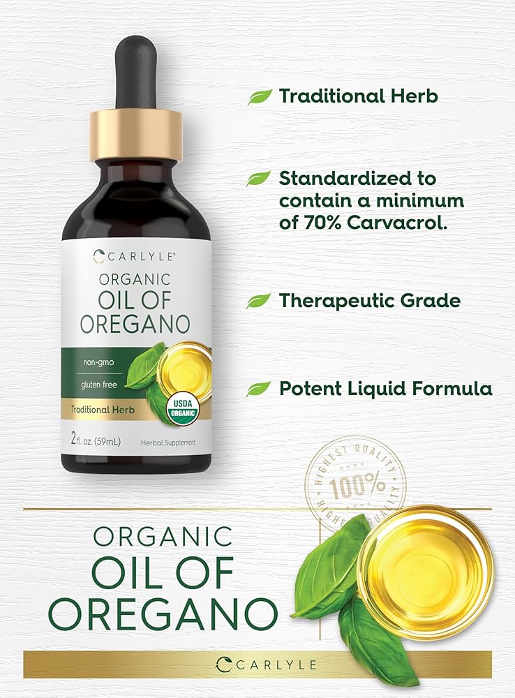 ACEITE DE OREGANO OIL OF OREGANO LIQUID DROPS 2 fl oz.