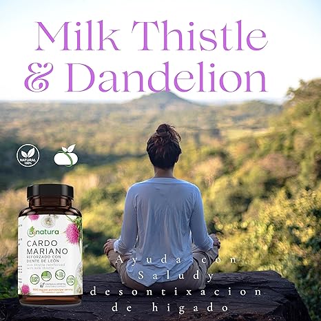 CARDO MARIANO REFORZADO CON DIENTE DE LEON / MILK THISTLE REINFORCED WITH MILK THISTLE ROOT LIVER HEALT SUPPORT