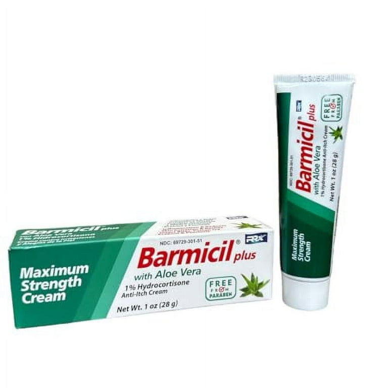 BARMICIL PLUS CREAM SKIN ALLERGIES ALOE VERA 1% HYDROCORTISONE