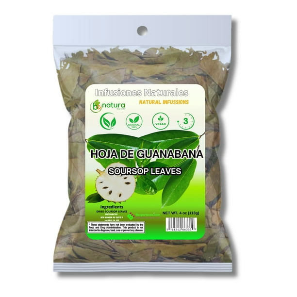 HOJAS DE GUANABANA HERB TEA LEAVES GRAVIOLA 100% NATURAL