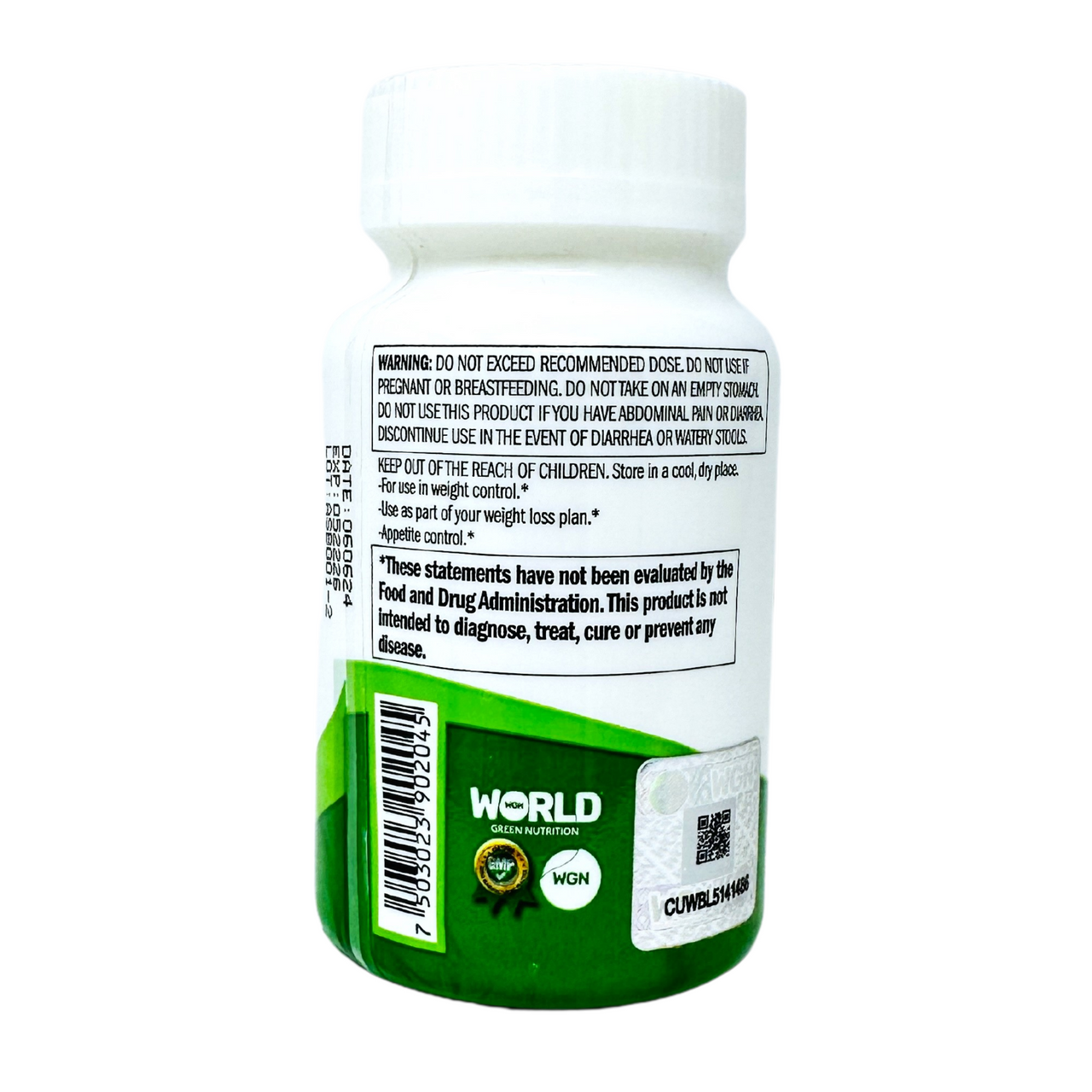 ELV CONTROL CAPSULES BY GREEN ELV NUTRITION TEJOCOTE ROOT 90 DAY SUPPLY
