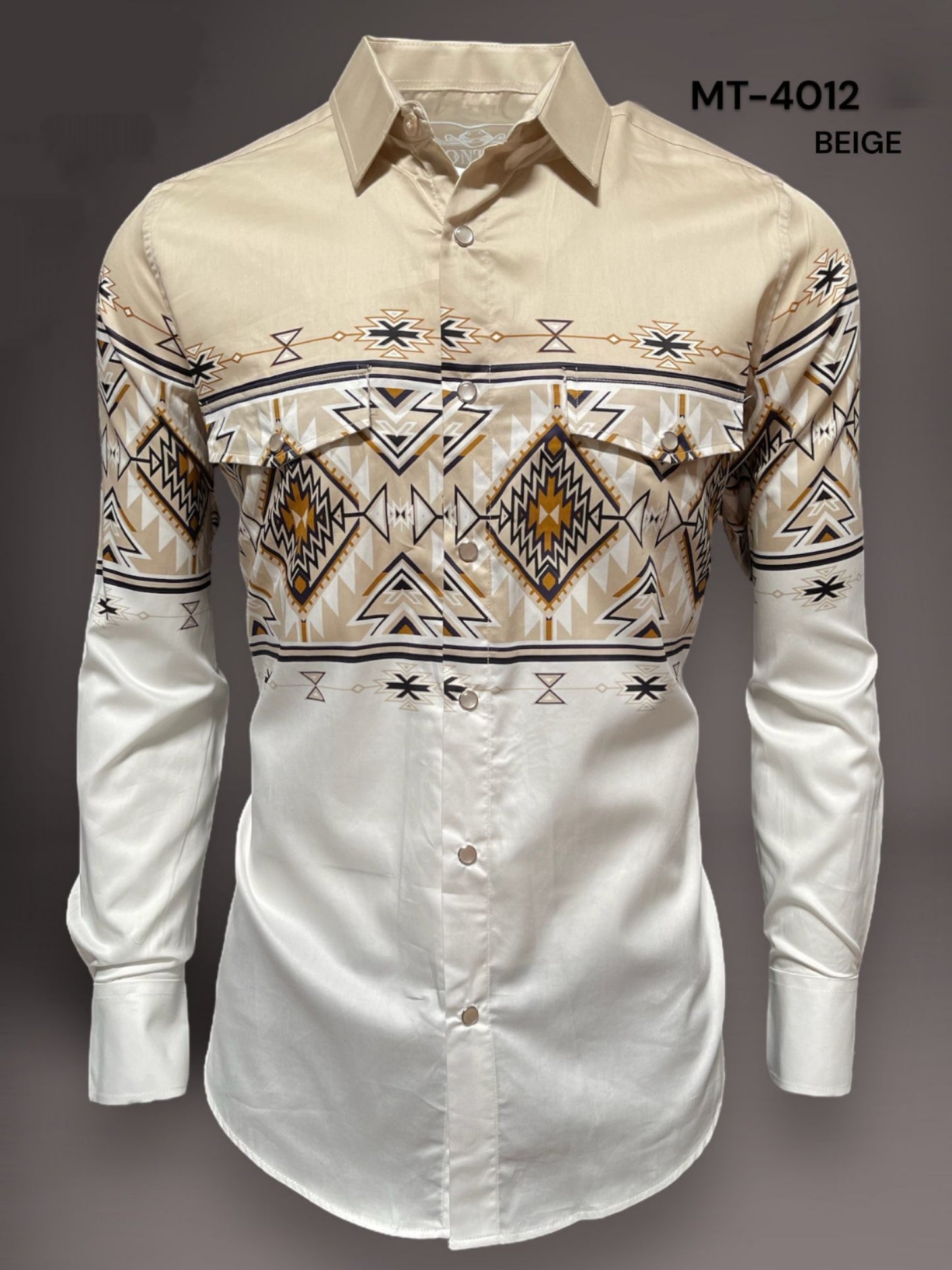 AZTEC SNAP LONG SLEEVE SHIRT