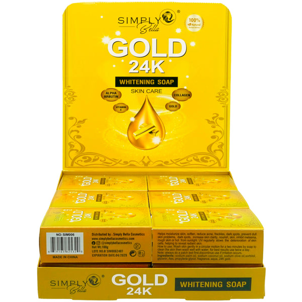 GOLD 24K WHITENING SOAP SKIN CARE