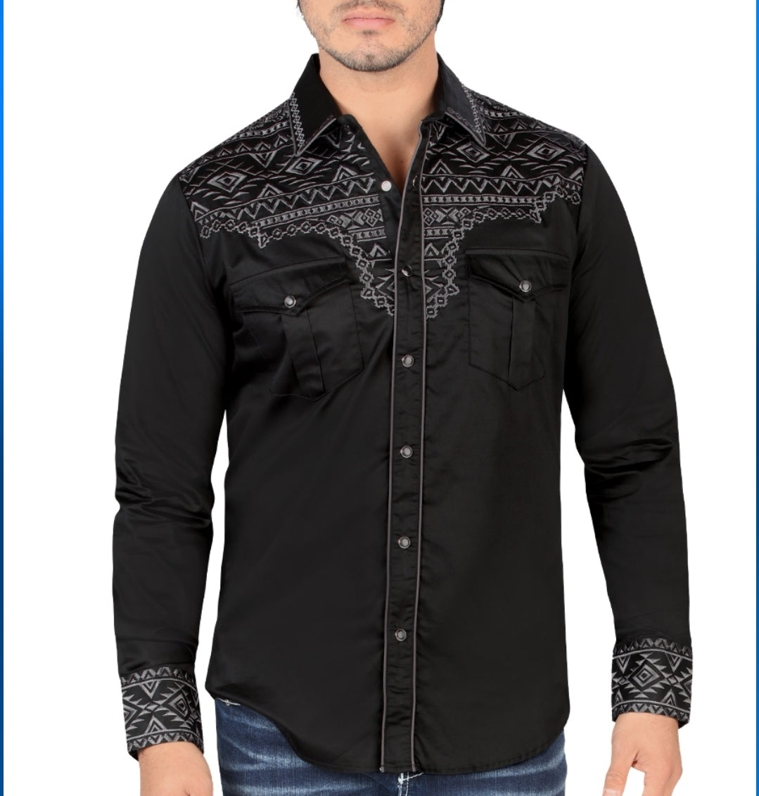 EMBROIDERED WESTERN MEN SHIRT
