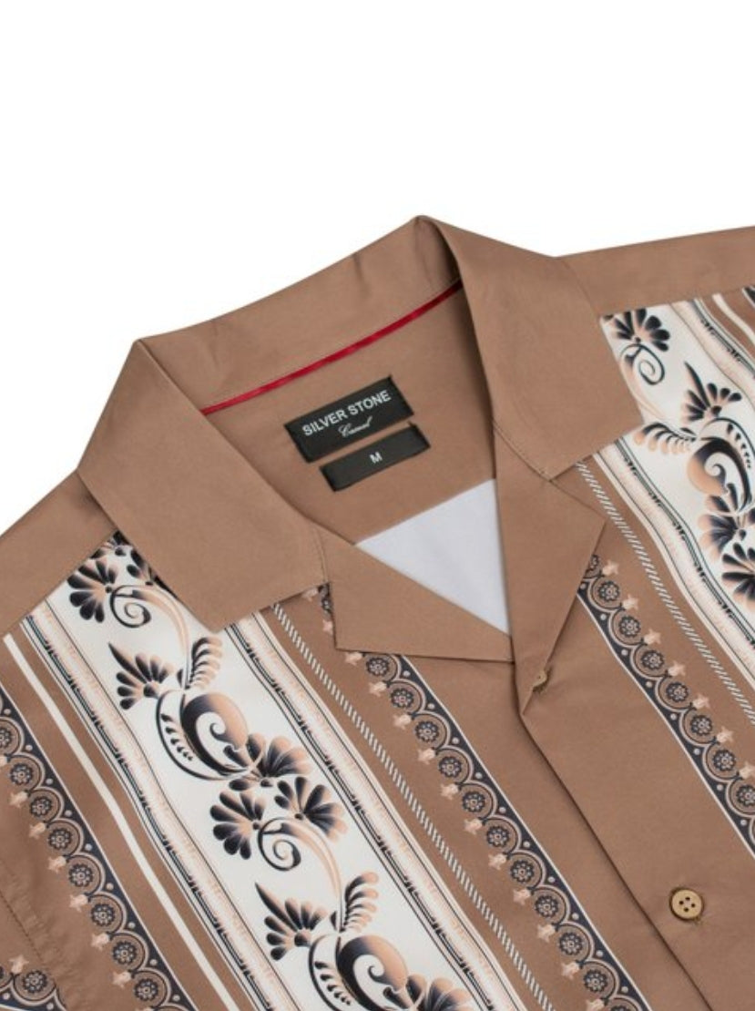 BAROQUE PRINTED SHORT SLEEVE SHIRT