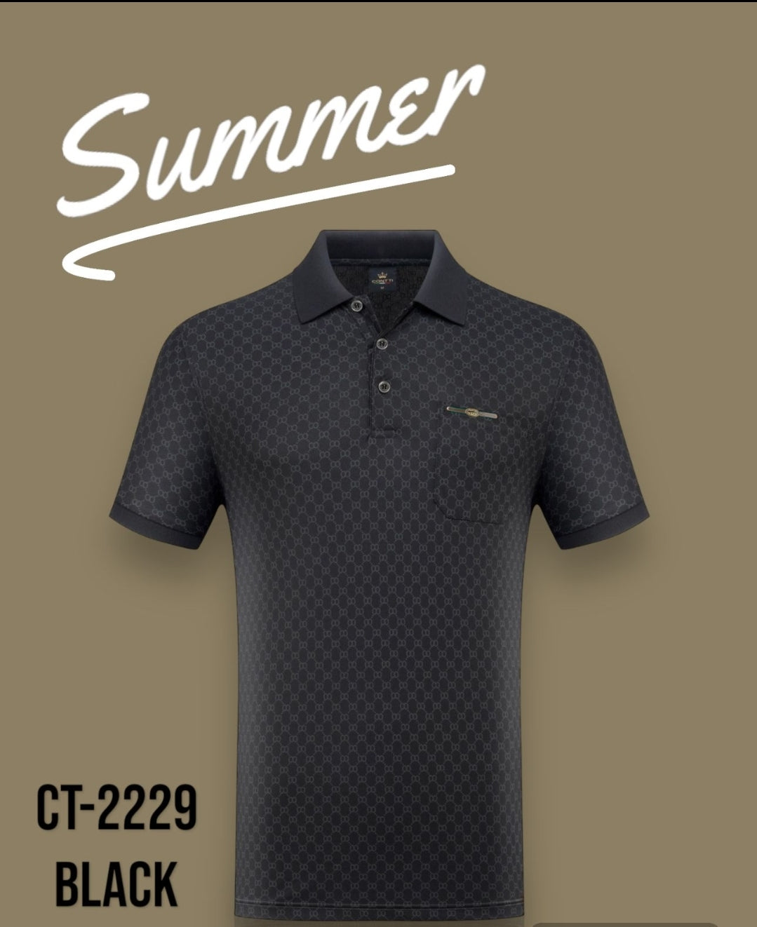 MEN MODERN FIT SUMMER POLO SHIRT