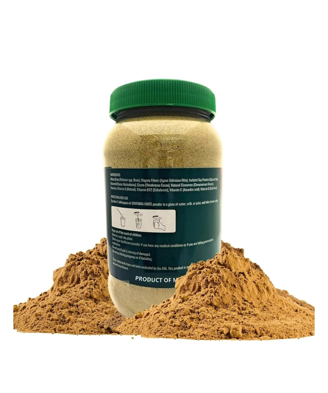 SIMIFIBRA FORTE FIBER POUNDER 10 oz 300g POLVO PARA PREPARAR BEBIDA CON FIBRA