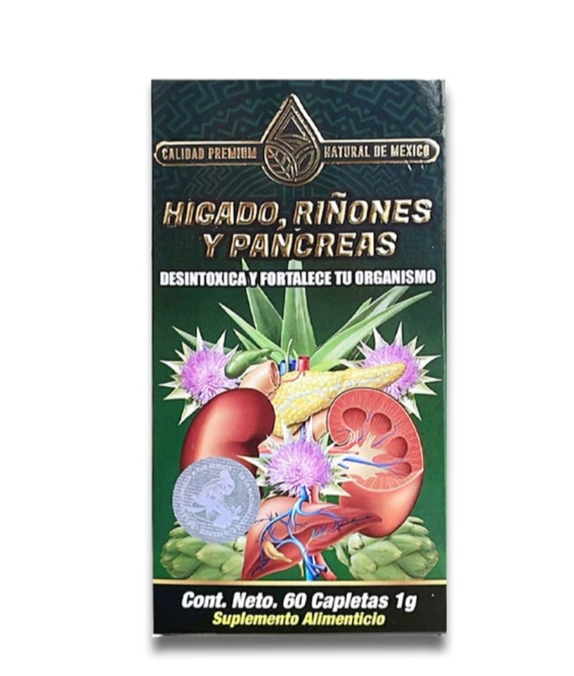 HIGADO RIÑONES Y PANCREAS DESINTOXICA Y FORTALECE TU ORGANISMO