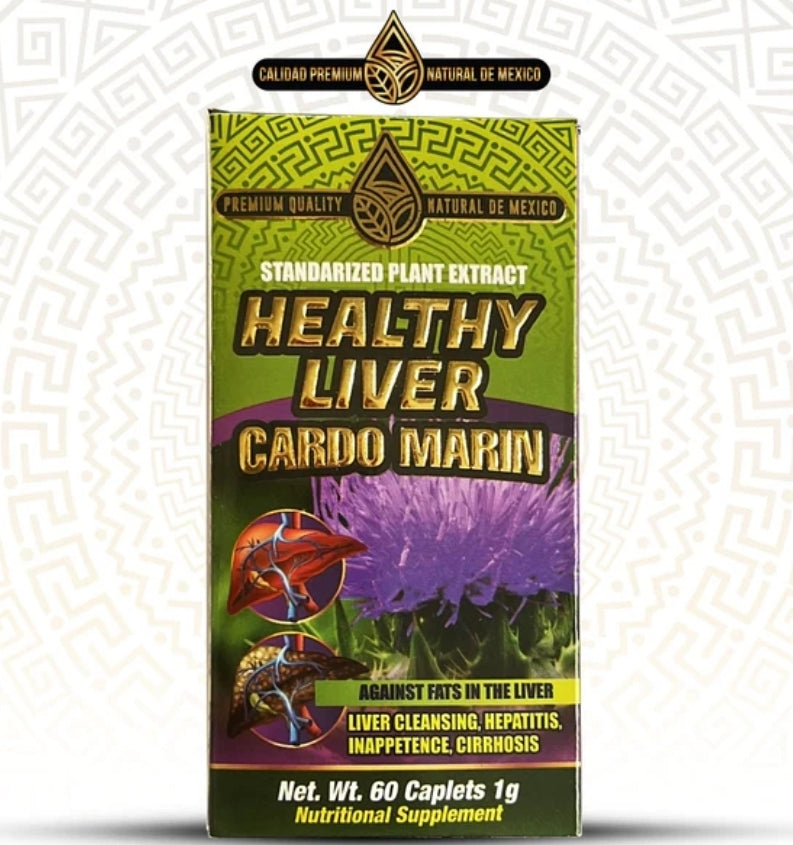 HIGADO SANO Y SALUDABLE CARDO MARIN HEALTHY LIVER NATURAL SUPLEMENT