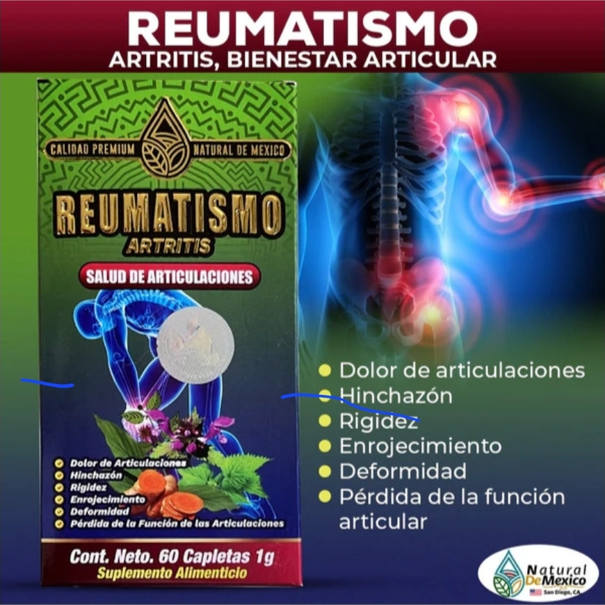 REUMATISMO ARTRITIS NATURAL SUPLEMENT