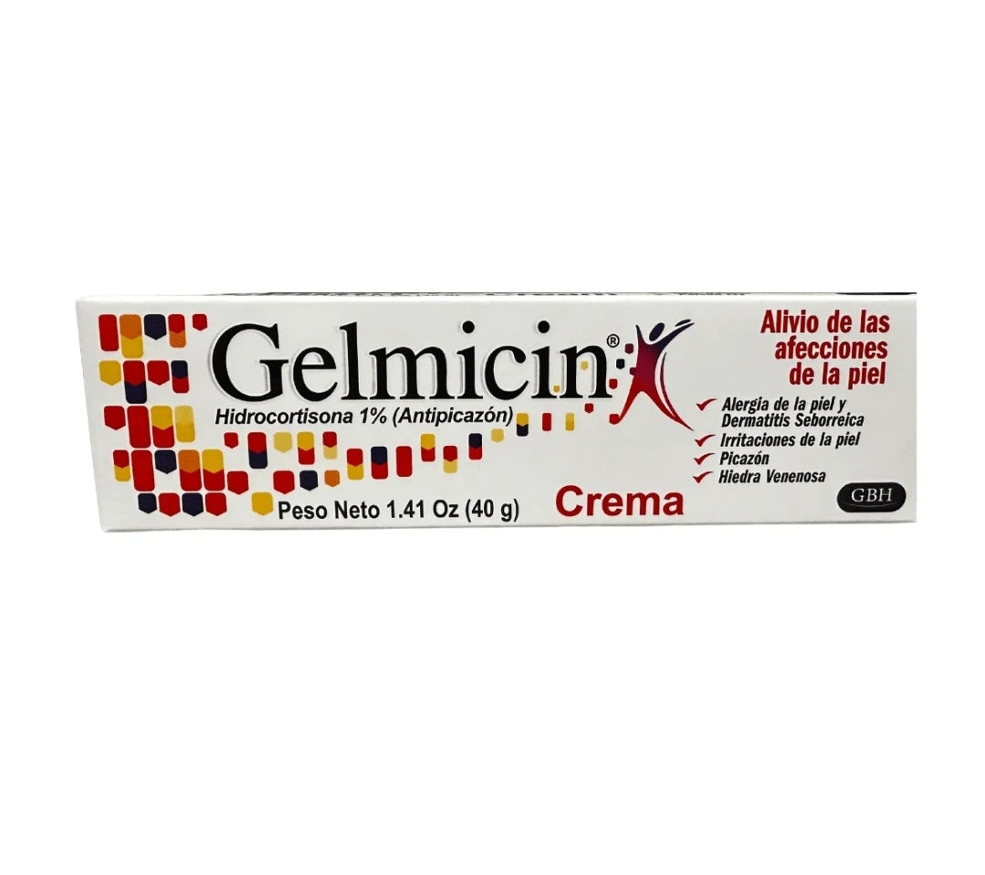 GELMICIN CREMA ANTIPICAZON ERUPCIÓN CUTÁNEA