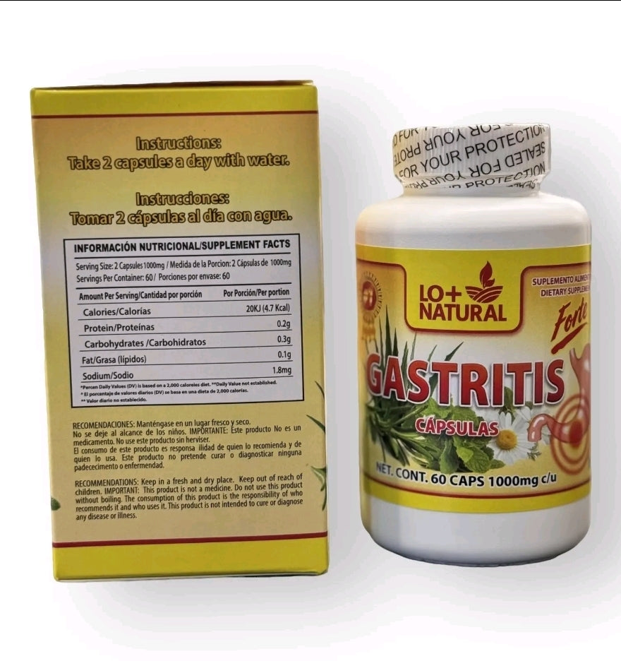 GASTRITIS FORTE NATURAL SUPLEMENT