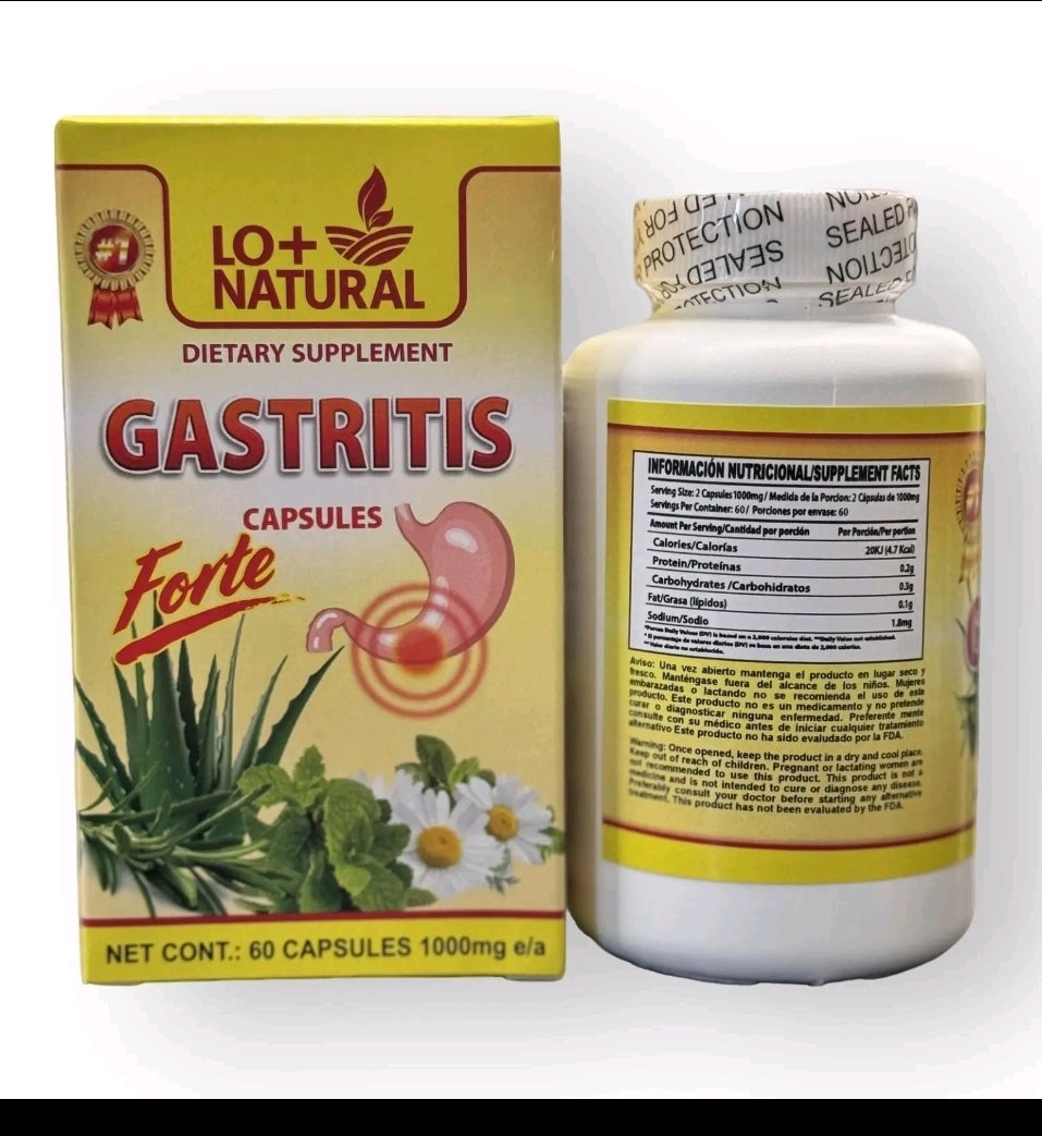 GASTRITIS FORTE NATURAL SUPLEMENT