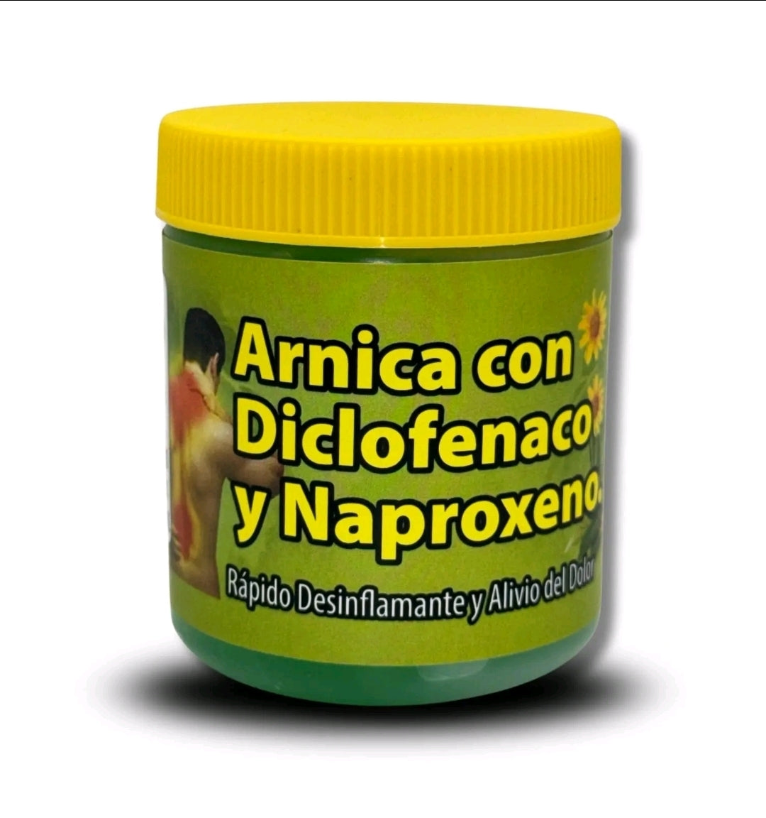 POMADA ARNICA CON DICLOFENACO Y NAPROXENO 250g