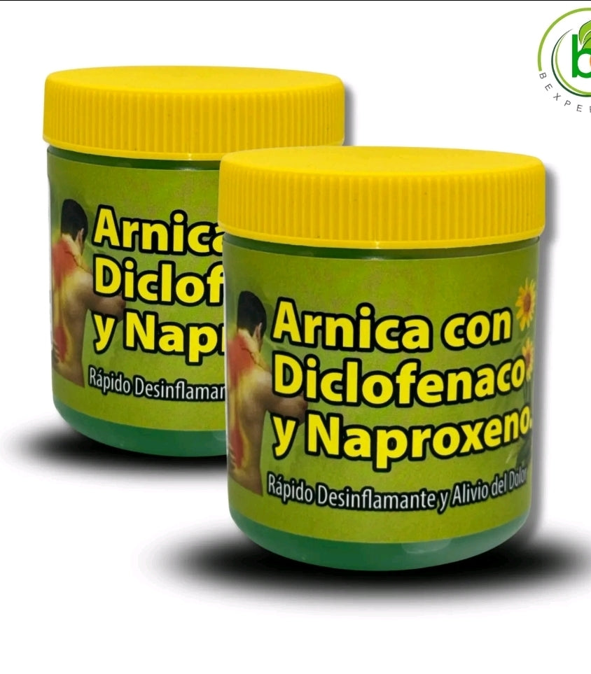 POMADA ARNICA CON DICLOFENACO Y NAPROXENO 250g