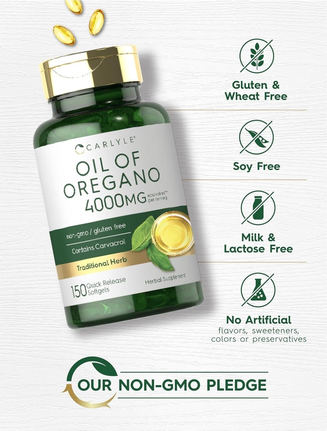 OIL OF OREGANO CAPSULES 4000 mg