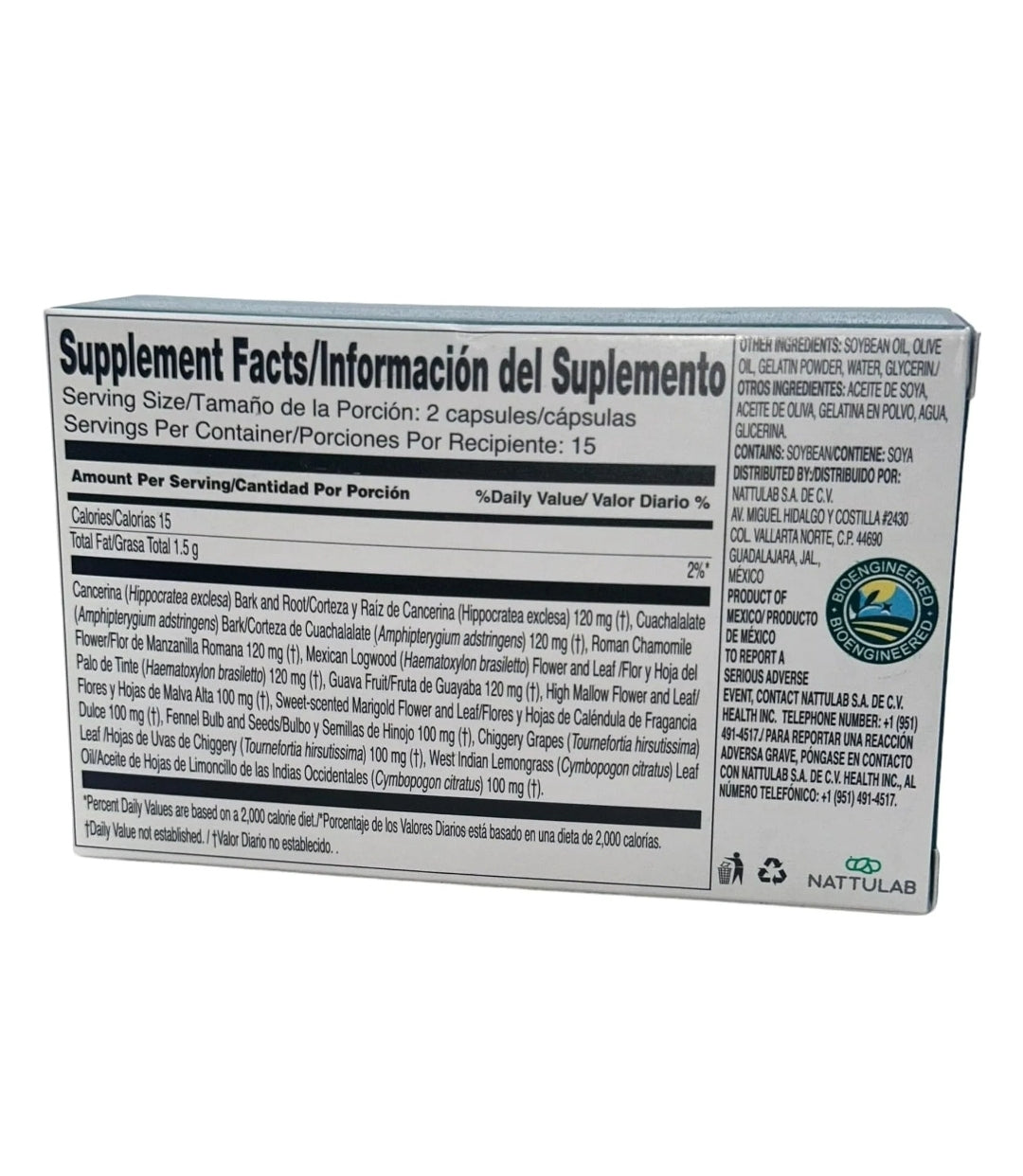 GASTRI-LIF SUPPLEMENT HERBAL BLEND WITH NATURAL INGREDIENTS 30 CAPSULES