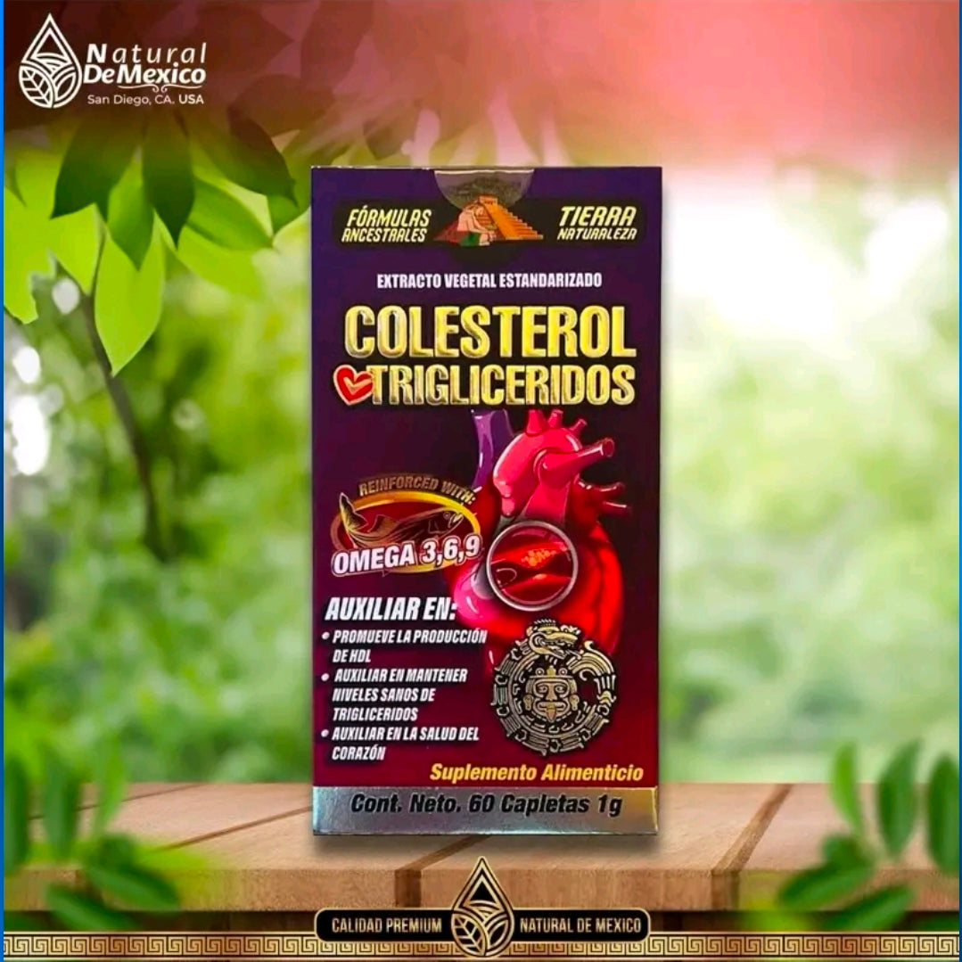 COLESTEROL TRIGLICERIDOS SUPLEMENTO NATURAL