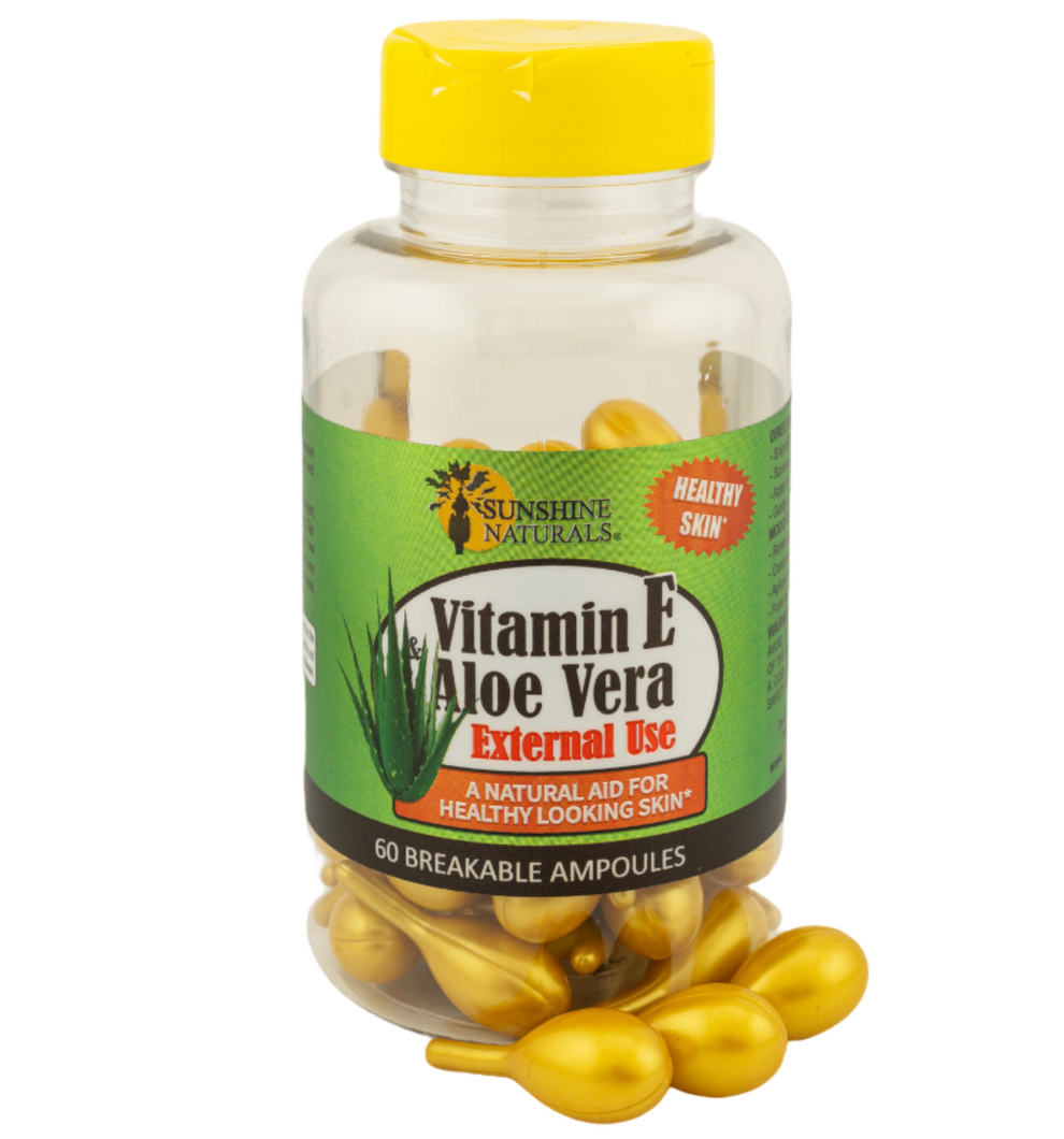 VITAMIN E ALOE VERA 60 BREAKABLE AMPOULES