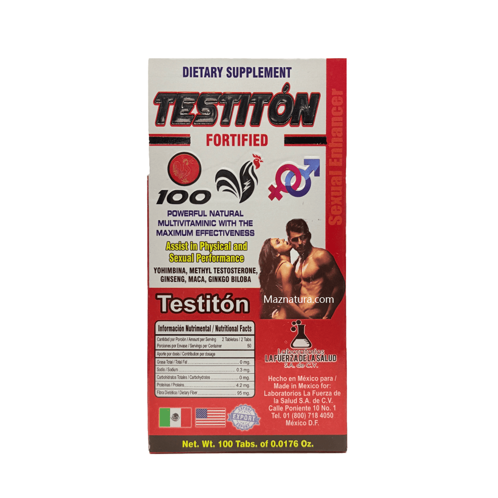 TESTITON EXTRA FUERTE 100 CAPS SUPLEMENTO