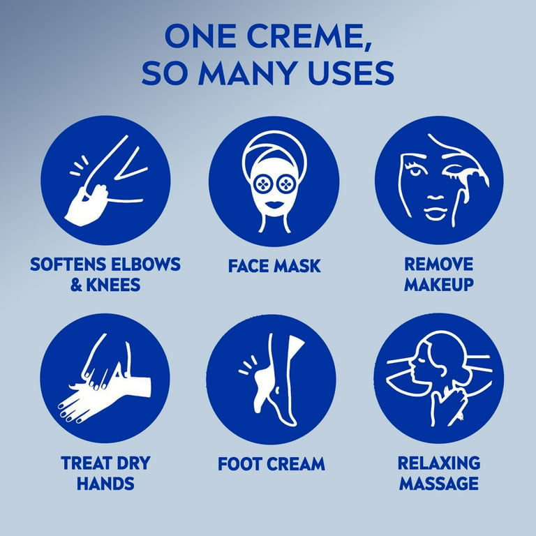 NIVEA FACE BODY AND HAND MOISTURIZING CREAM 6.8 oz