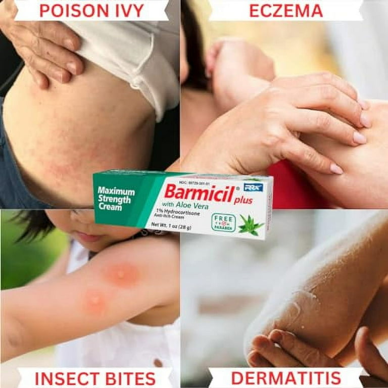 BARMICIL PLUS CREAM SKIN ALLERGIES ALOE VERA 1% HYDROCORTISONE
