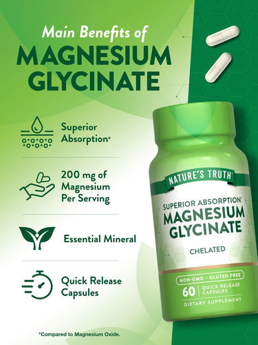 MAGNESIUM GLYCINATE 60 CAPSULES