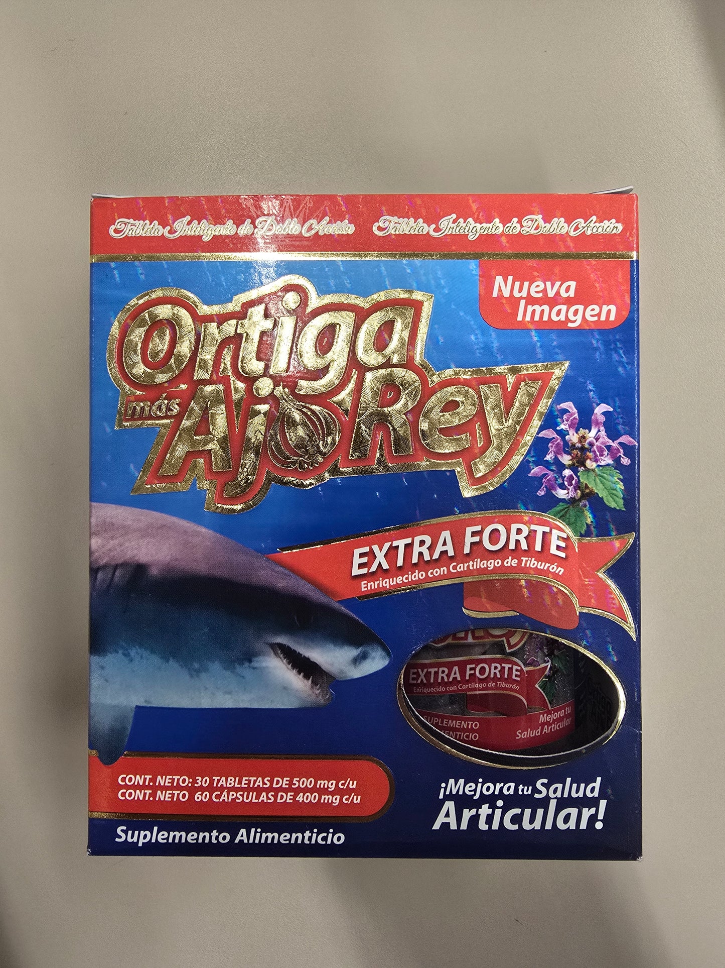 ORTIGA MAS AJO REY EXTRA FORTE SUPLEMENTO