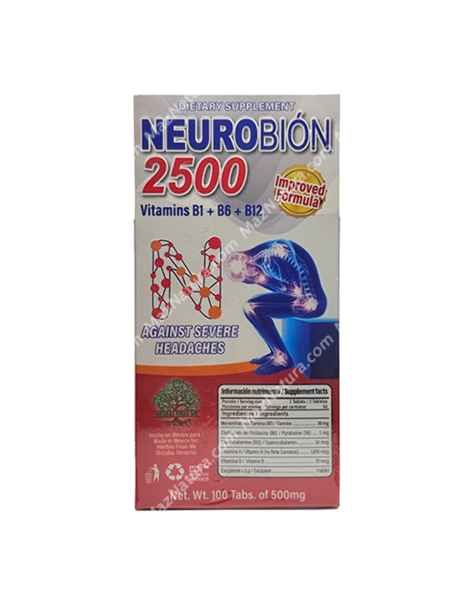 NEUROBION 2500 VITAMINAS B1 B6 B12
