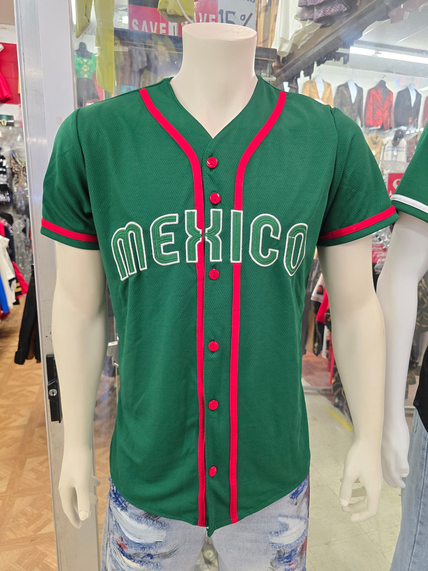 MÉXICO BASEBALL EMBROIDERED JERSEY