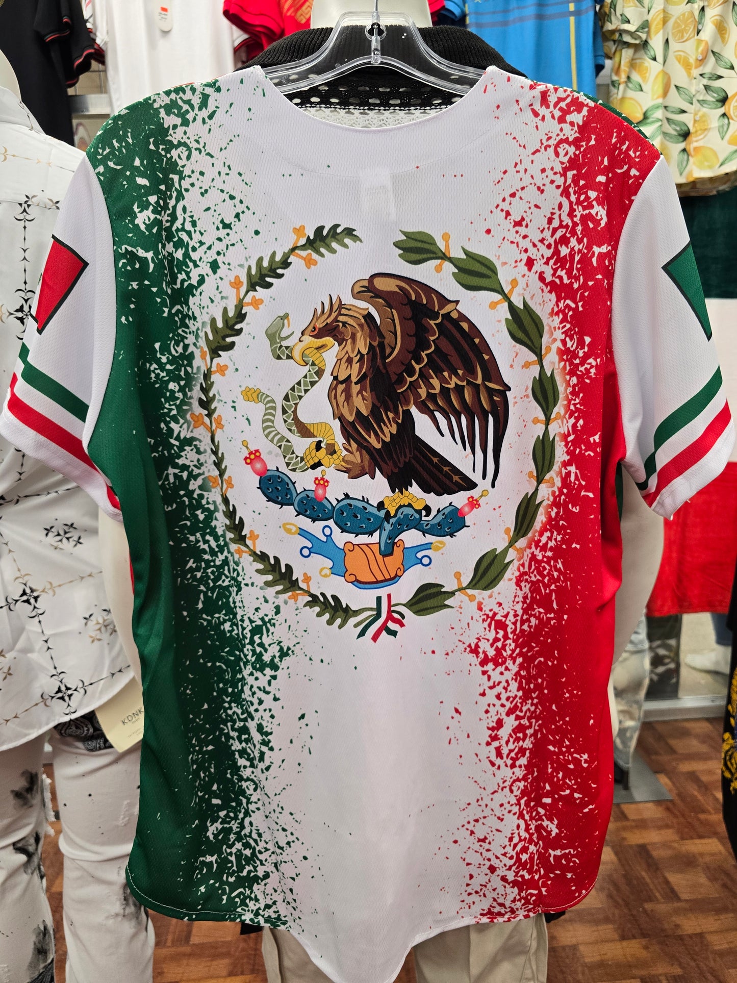 MÉXICO BASEBALL PRINTED MEN JERSEY