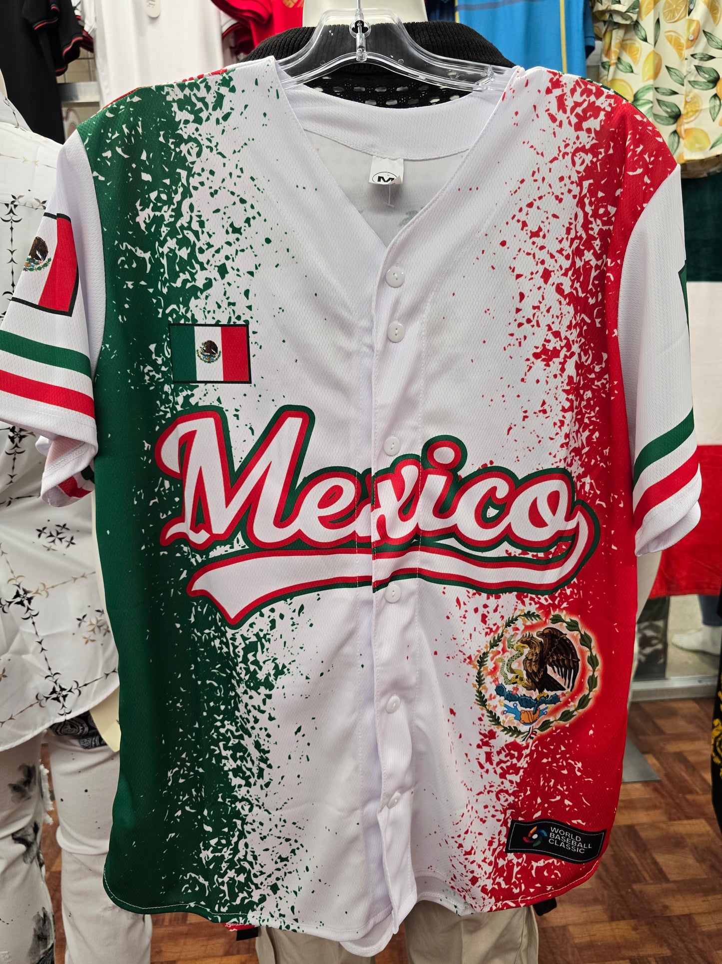 MÉXICO BASEBALL PRINTED MEN JERSEY