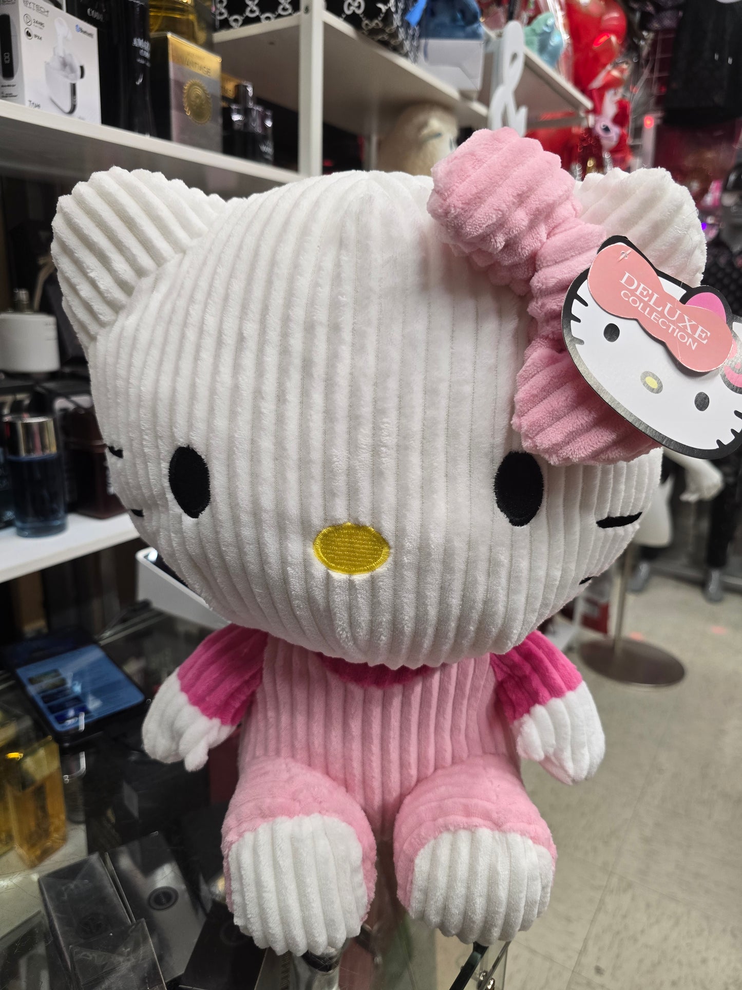 HELLO KITTY CORDUROY PILLOW BUD