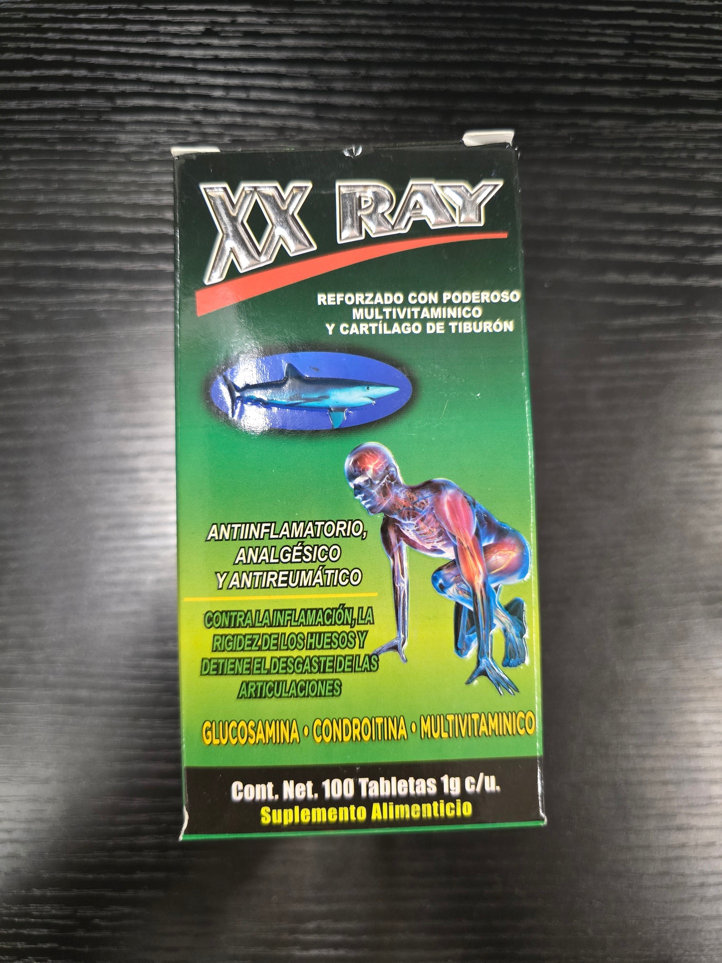 XX RAY REFORZADO CON CARTÍLAGO DE TIBURON