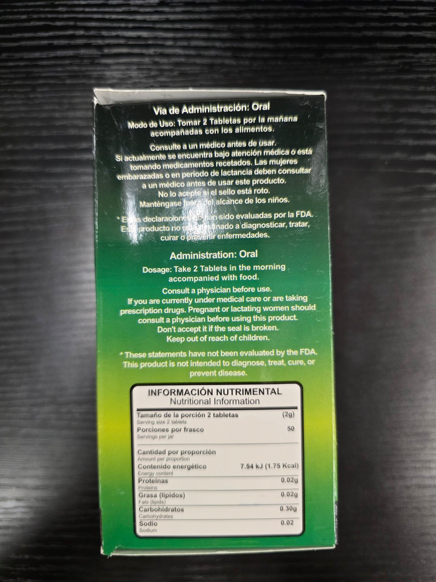 XX RAY REFORZADO CON CARTÍLAGO DE TIBURON