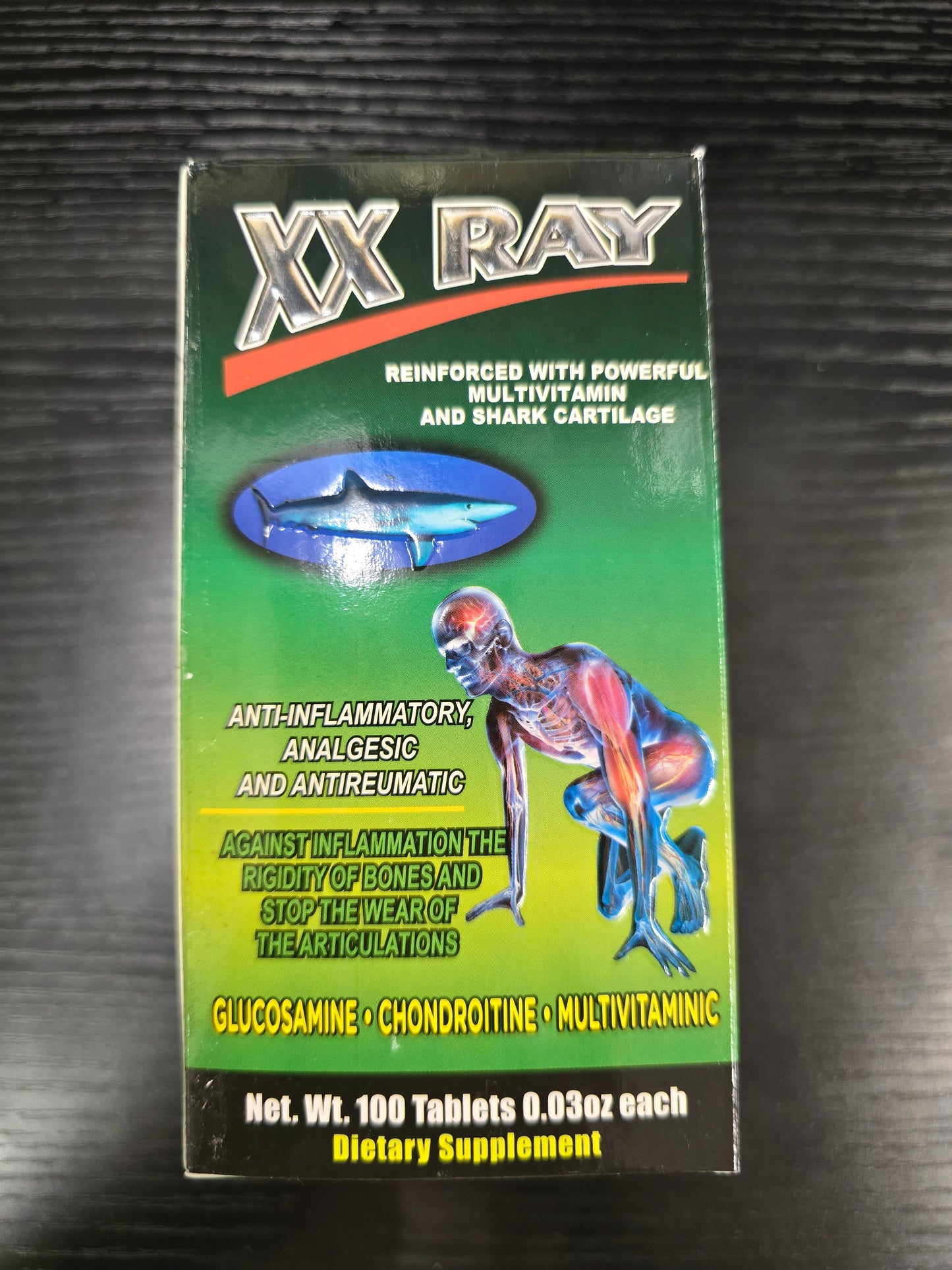 XX RAY REFORZADO CON CARTÍLAGO DE TIBURON