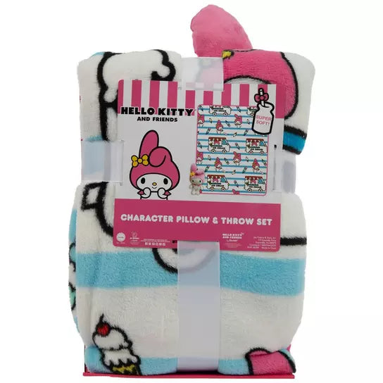 HELLO KITTY BLANKET SET