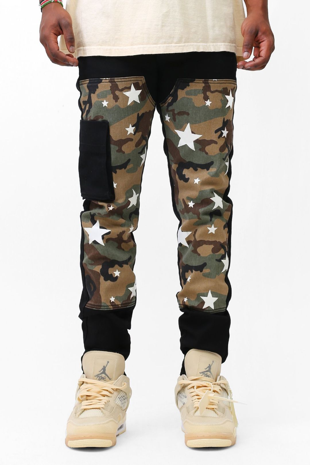STAR CAMO CARGO PANTS JEAN'S