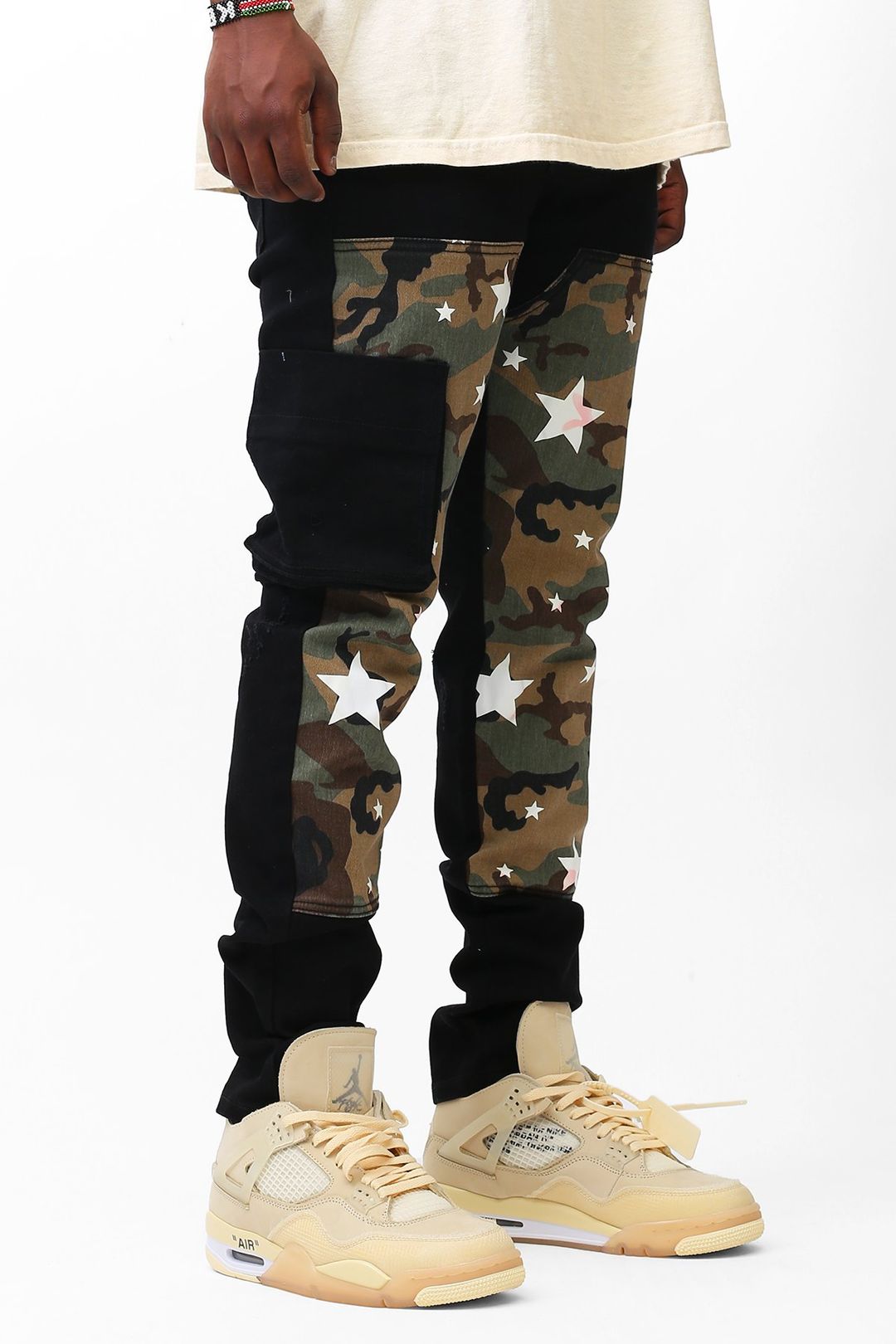 STAR CAMO CARGO PANTS JEAN'S