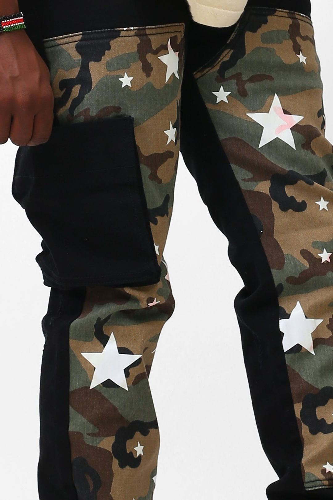 STAR CAMO CARGO PANTS JEAN'S
