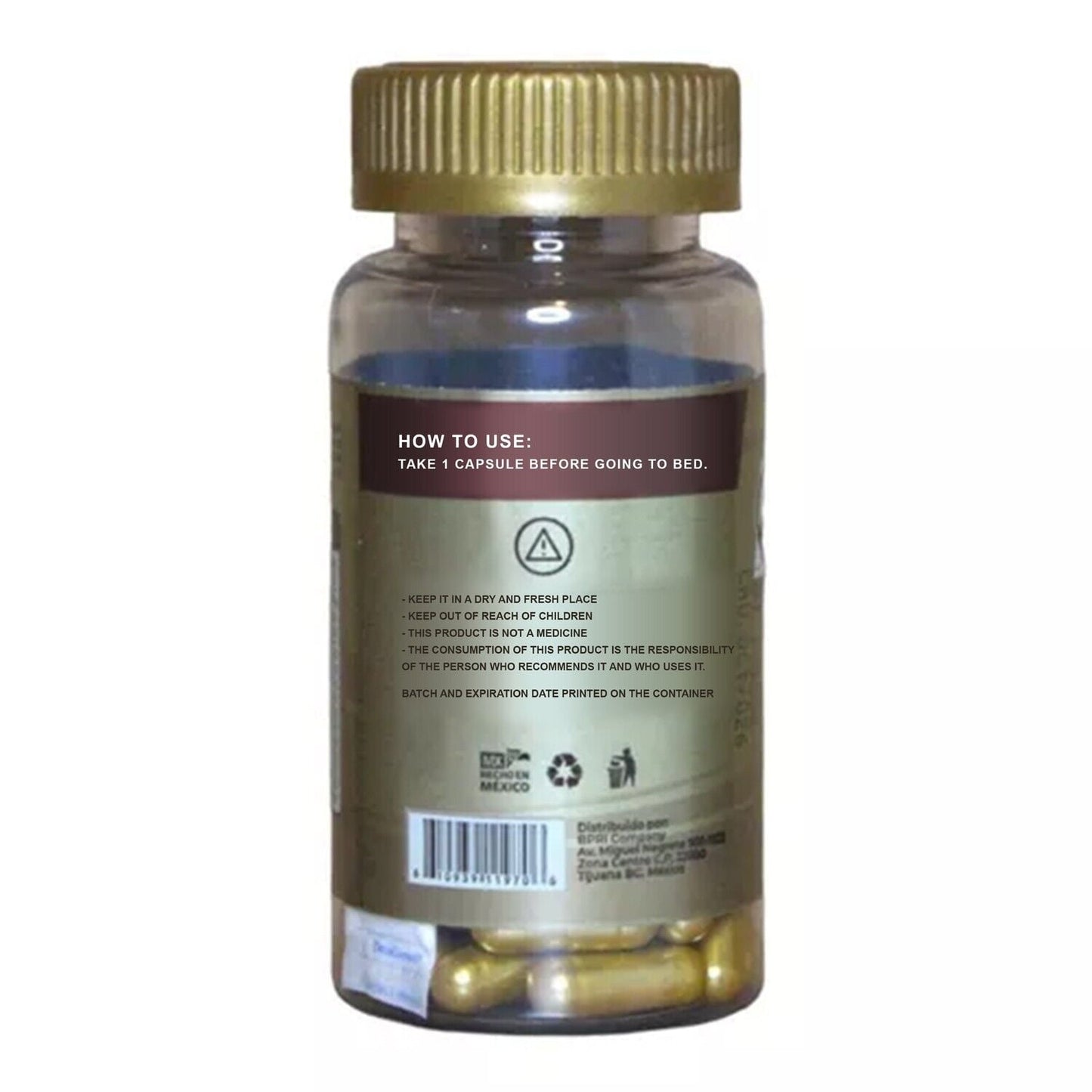 WEIGHT LOSS BPRI INTESTINAL REPAIR DETOX FAT BURNER SUPLEMENT