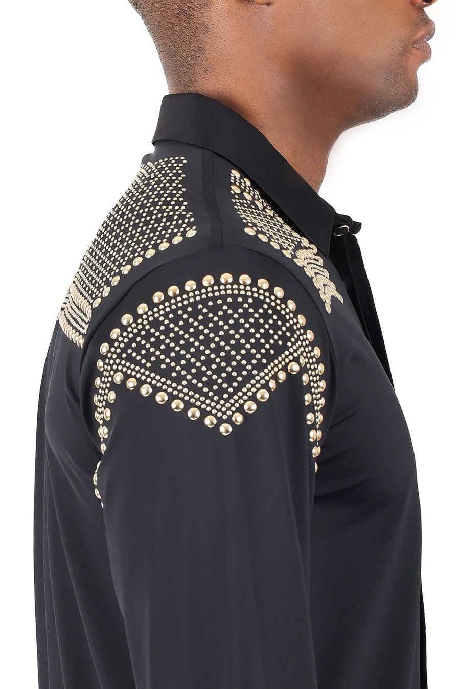 LUXURY HIGH QUALITY STUDDED MEN'S SHIRT