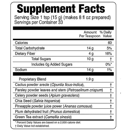 JUGO VERDE MIX  GREEN JUICE POWDER MIX